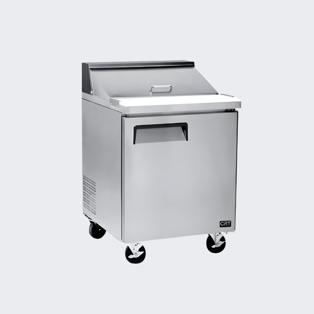 Asber | Mesa Refrigerada de Preparación Mega Top | 27" 1 Puerta | APTM 27 12 HC | Neo Series | Nuevo