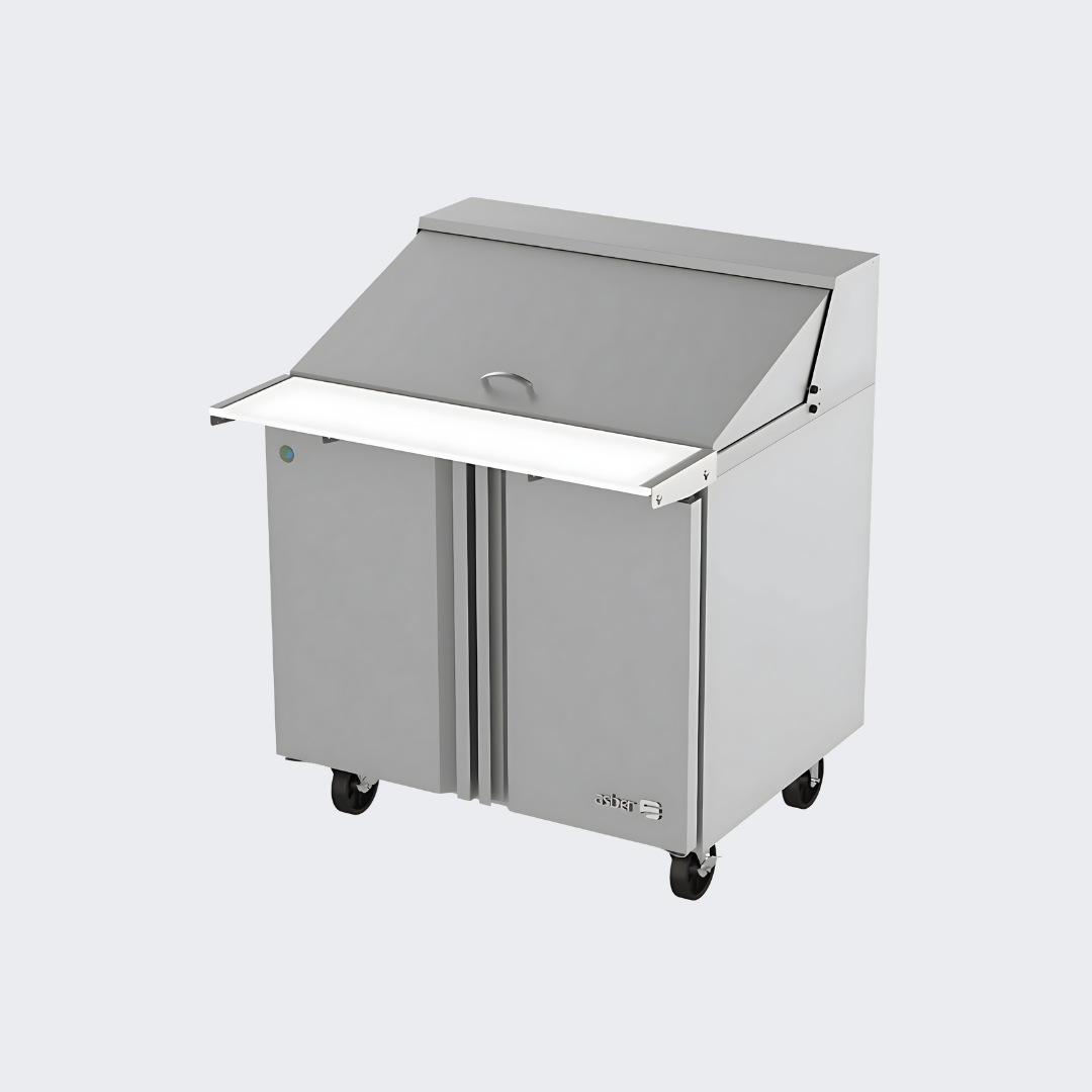 Asber | Mesa Refrigerada de Preparación Mega Top | 36" 2 Puertas | APTM 36 15 HC | Neo Series | Nuevo