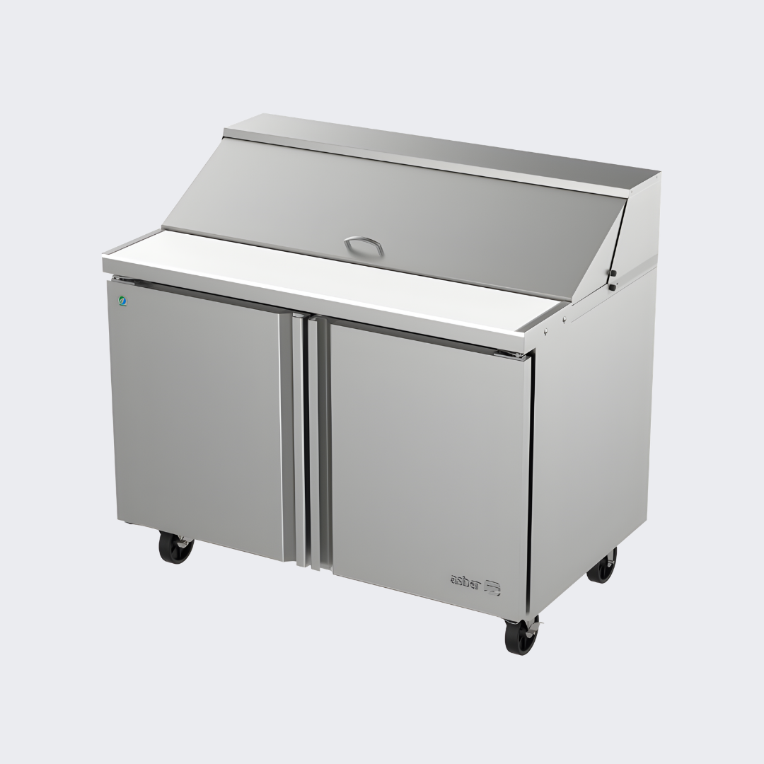 Asber | Mesa Refrigerada de Preparación Ensaladas | 48" 2 Puertas | APTS 48 12 HC | Neo Series | Nuevo