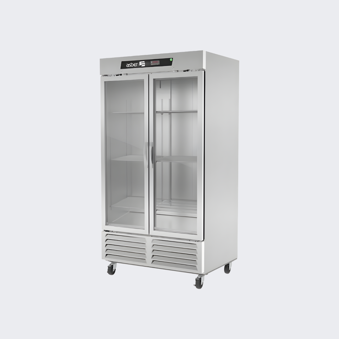 Asber | Conservador de Congelados | 2 Puertas Cristal 37 Pies | ARF 37 G HC | Professional Line | Nuevo
