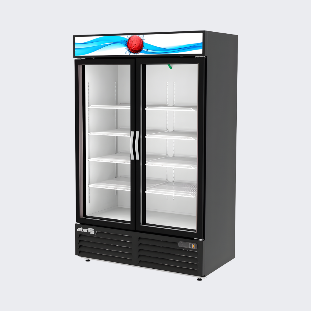 Asber | Refrigerador Merchandiser | 2 Puertas Cristal 49 Pies | ARMD 49 HC | Nuevo