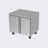 Asber | Mesa Refrigerada Bajo Mostrador | 36" 2 Puertas | AUTR 36 HC | Neo Series | Nuevo