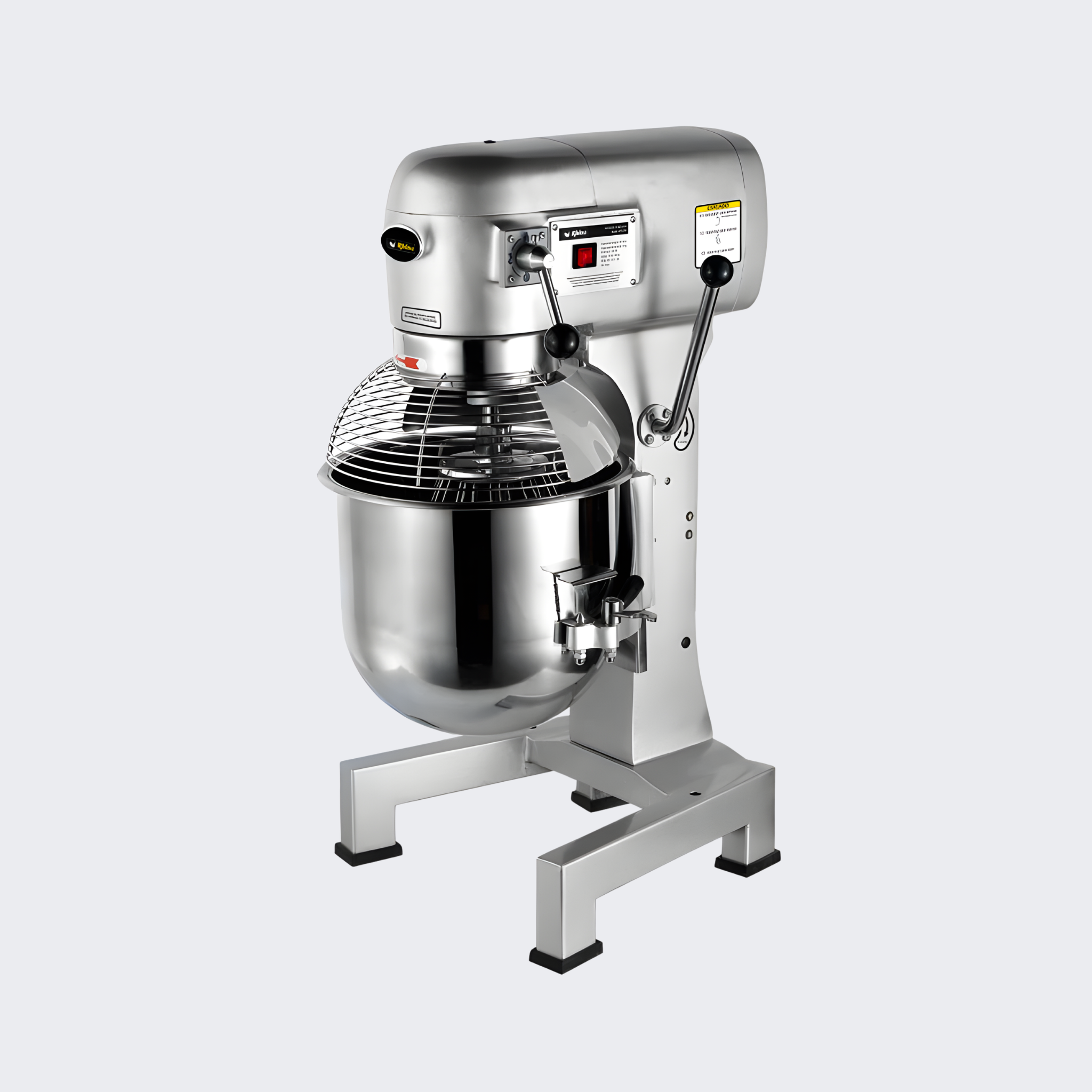 Rhino | Batidora BATI-40X | Batidora planetaria | 40 L | 1,500 W | 3 velocidades | Nuevo