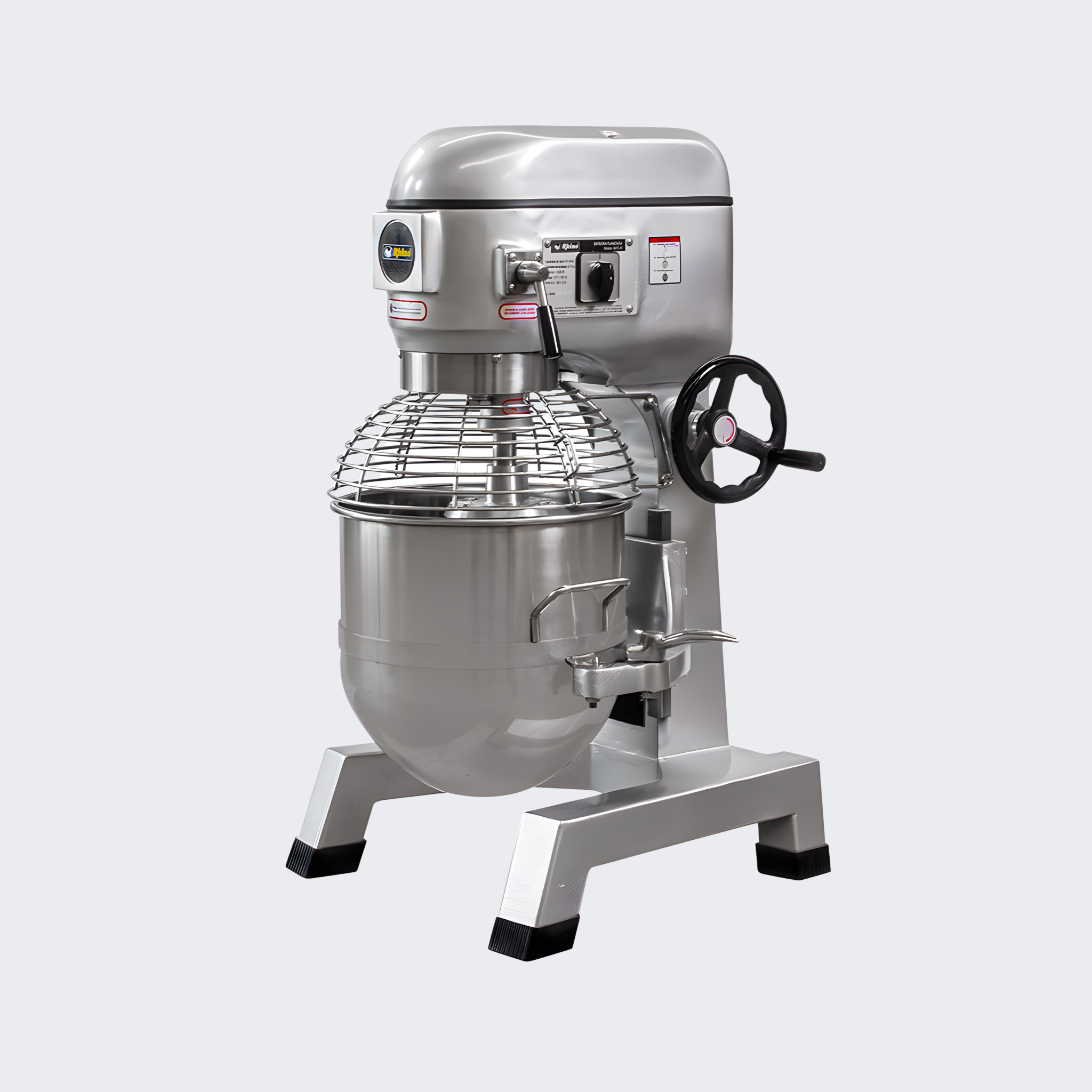 Rhino | Batidora BATI-60 | Batidora planetaria | 60 L | 2,000 W | 3 velocidades | Nuevo
