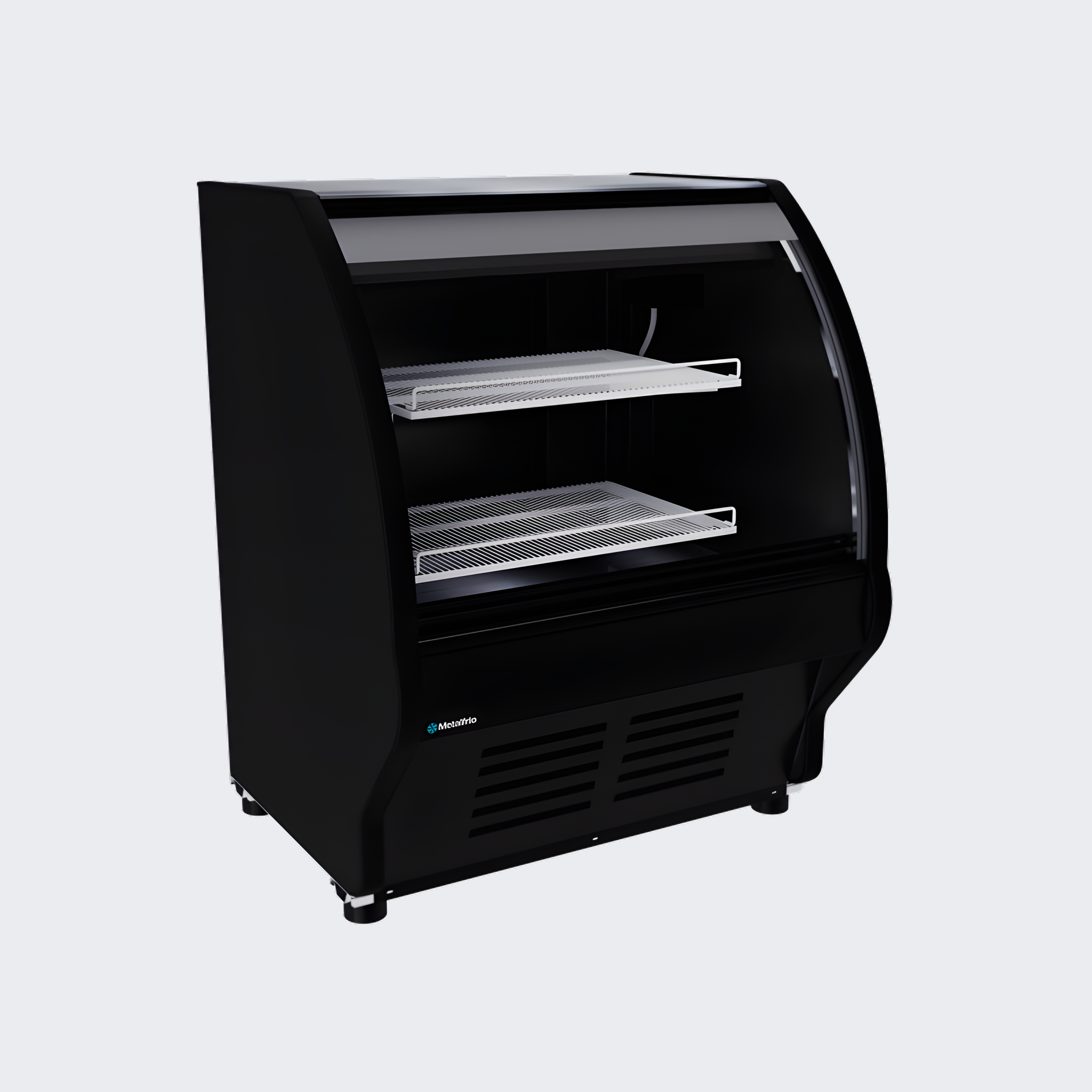 Metalfrío | Vitrina Refrigerada | Cristal Curvo | VCM100 | 414.84 L | 1.0 a 6.0°C | 115V | Nuevo