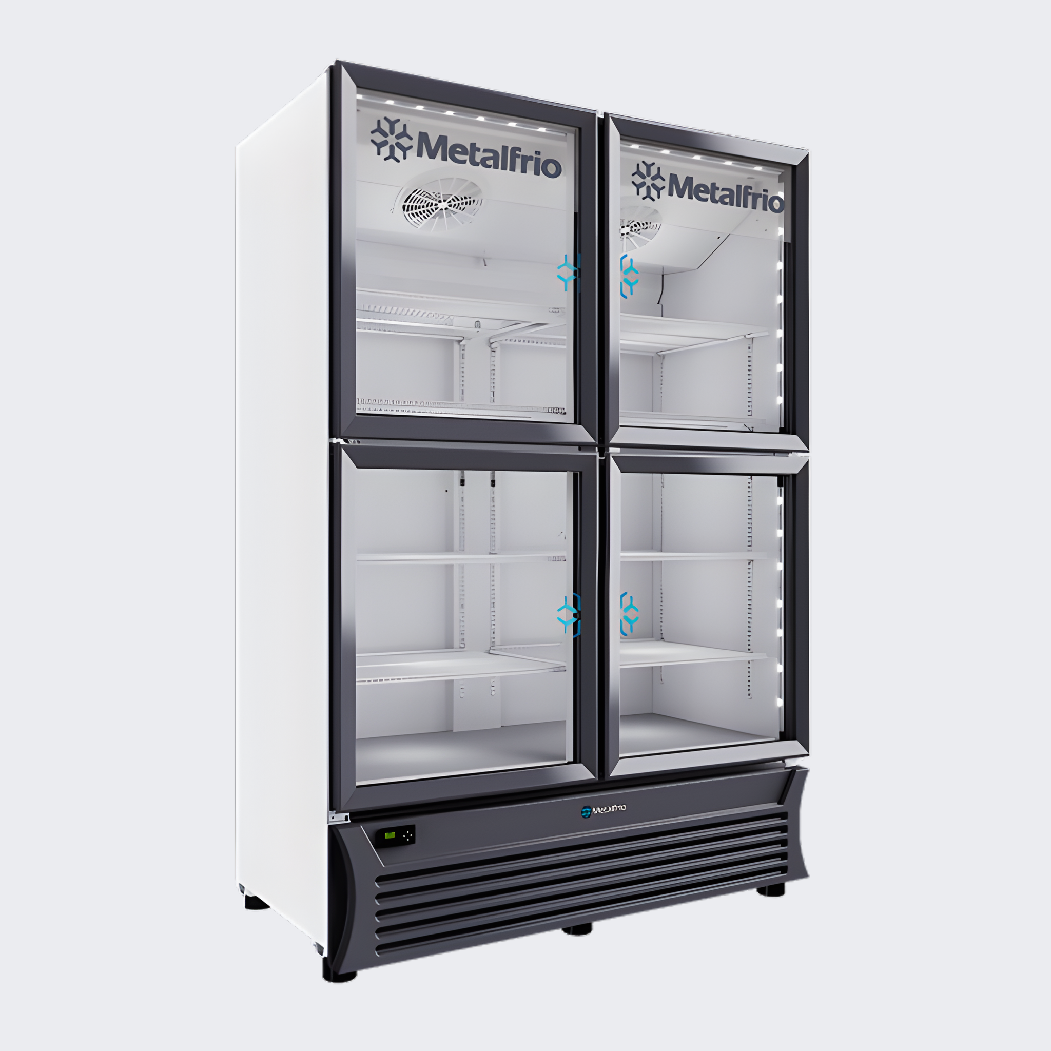 Metalfrío | Enfriador Vertical | Exhibidor Comercial | RB804 | 1196 L | 115V | Nuevo
