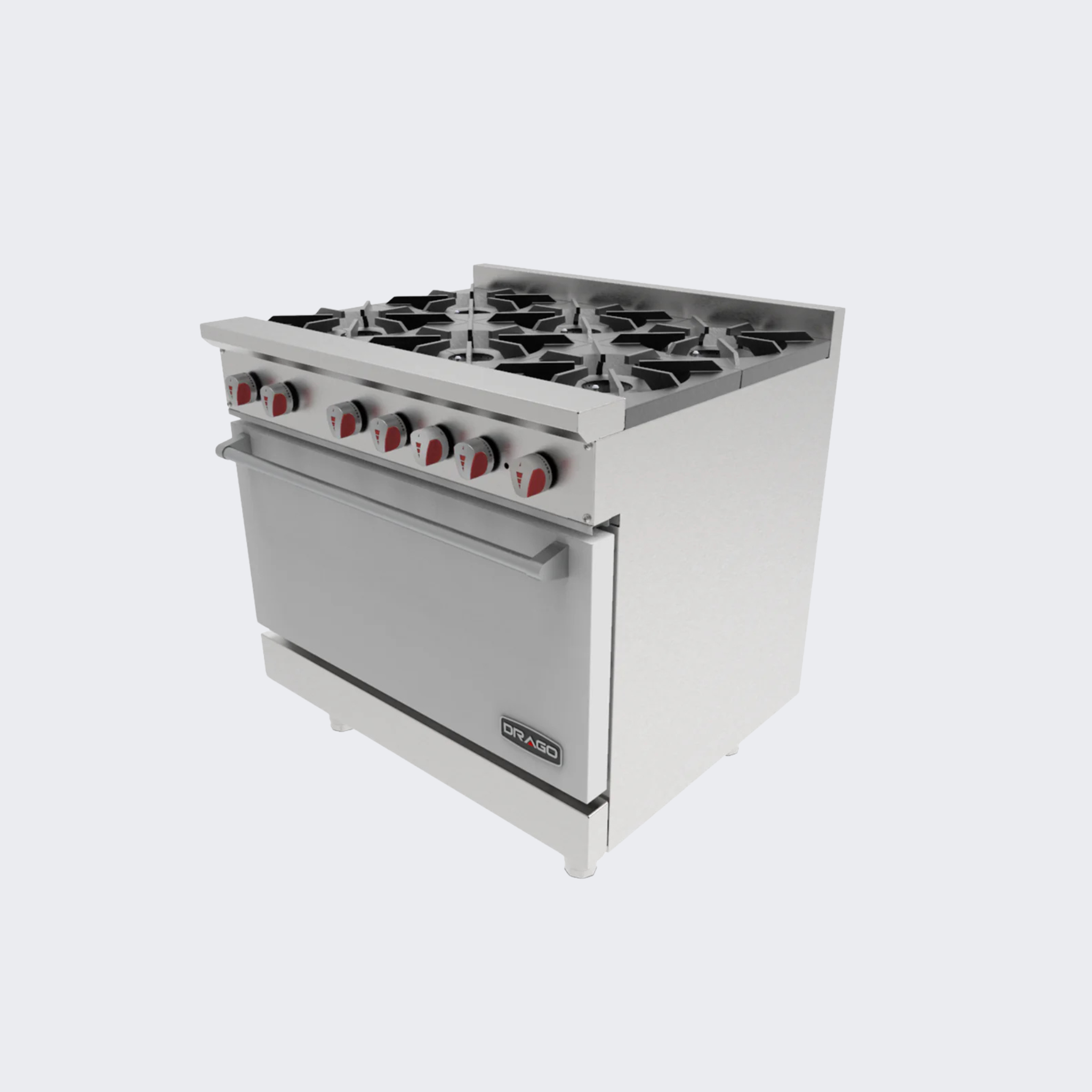 Drago | Estufa 6 Quemadores y Horno Gas | CG-61 | Nuevo