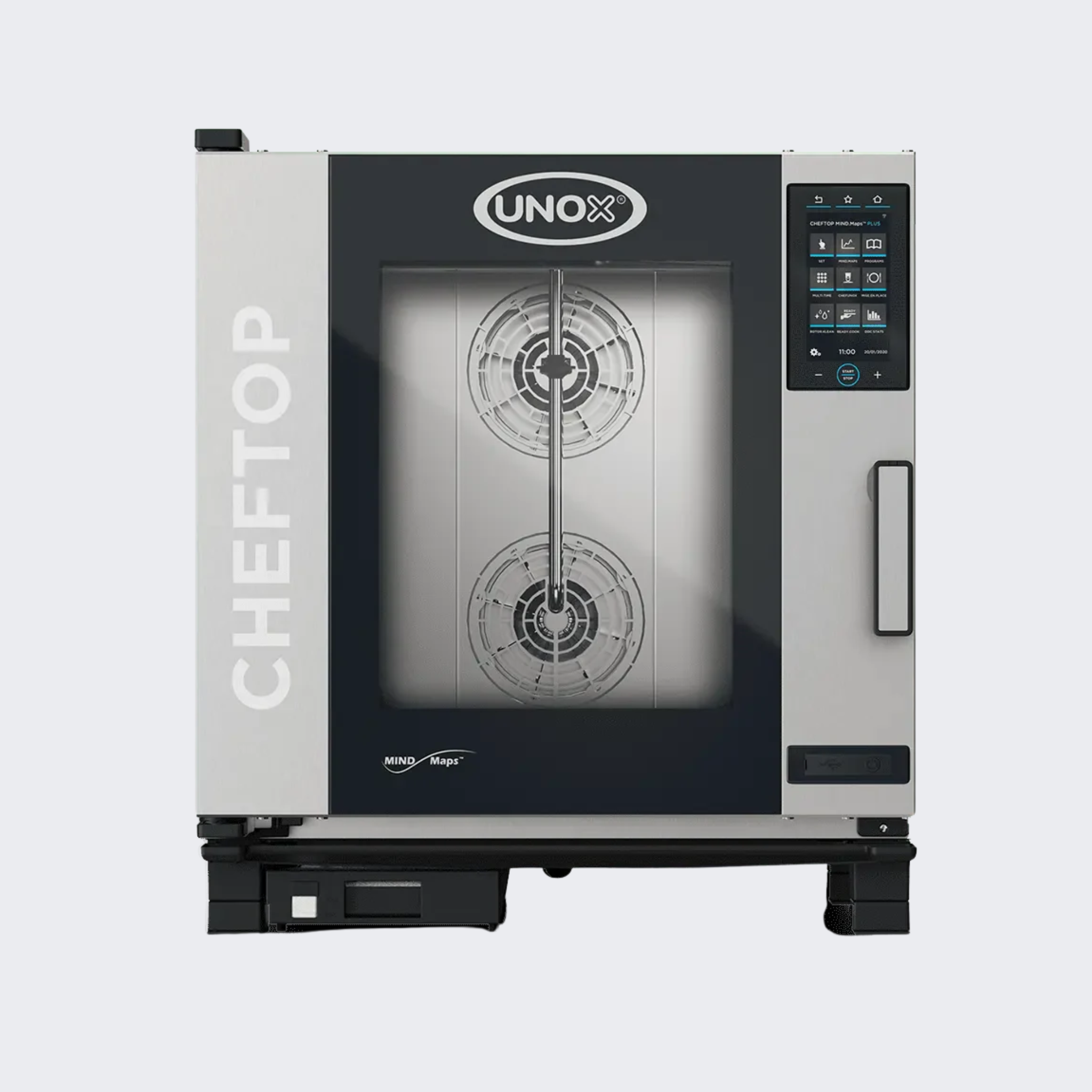 UNOX | Horno Combinado GN 1/1 CHEFTOP MIND.Maps | A Gas | 7 Charolas | XEVC-0711-GPRM-MS | Nuevo