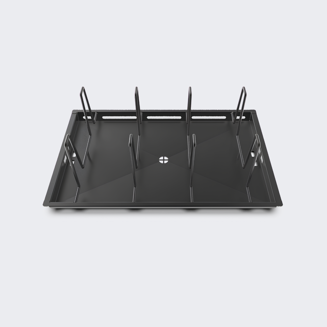 UNOX | Bandeja POLLO.BLACK | Parrilla Acero Antiadherente 8 Pollos 167mm | GN 1/1 | GRP825 | Nuevo