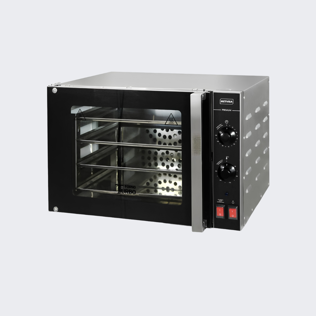 Metvisa | Horno de Convección Turbo | 65 L 4 Bandejas | MTA-FTE-65 | Nuevo