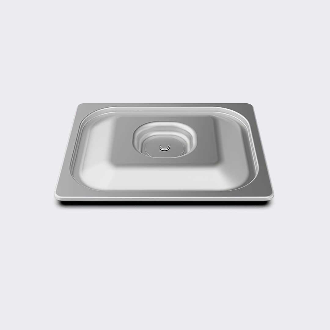 UNOX | Tapa VACUUM.LID | Acero Inoxidable Silicona 25mm | GN 1/2 | TG120 | Nuevo