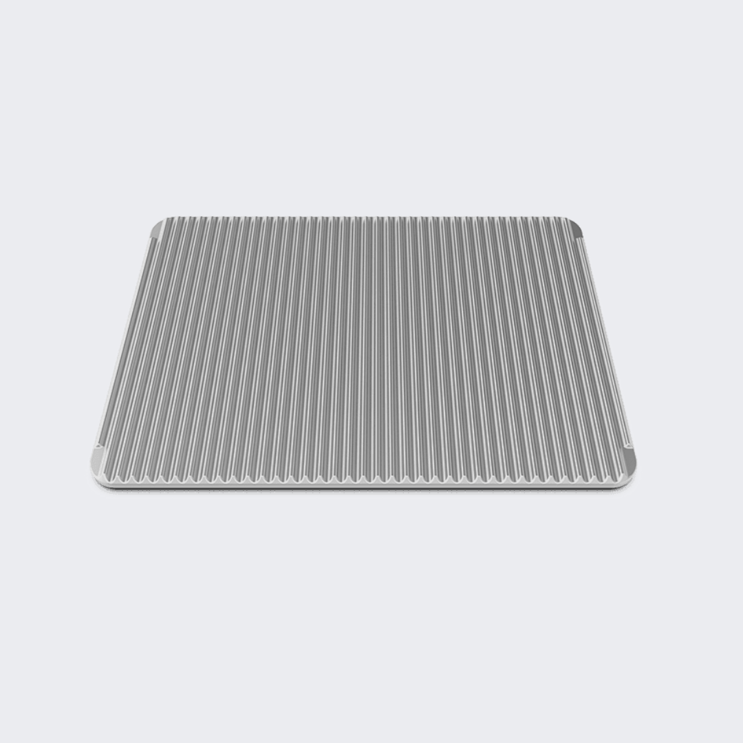 UNOX | Bandeja FAKIRO | Aluminio Lisa/Rayas 12mm | 460x330 | TG335 | Nuevo