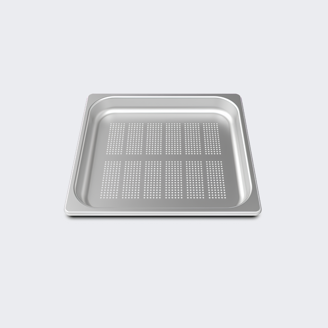 UNOX | Bandeja FORO.STEEL40 | Acero Inoxidable Perforada 40mm | GN 2/3 | TG710 | Nuevo