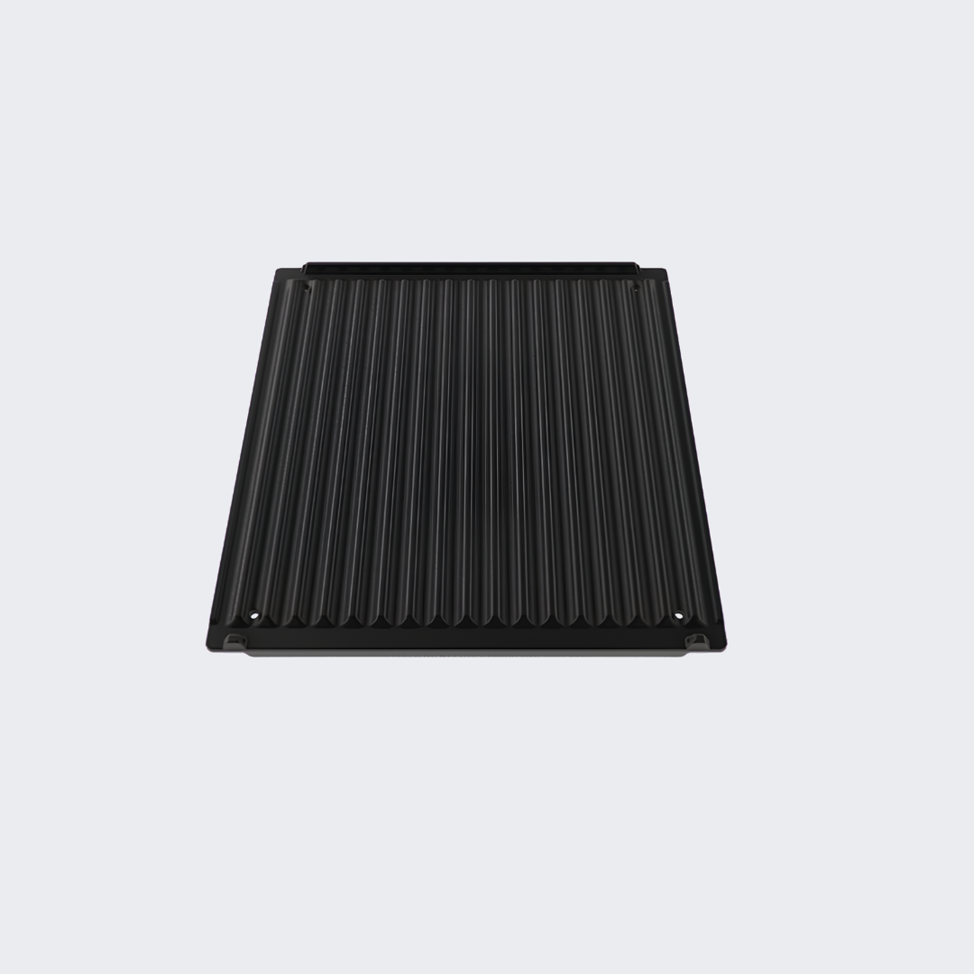 UNOX | Bandeja FAKIRO.GRILL | Aluminio Antiadherente Lisa/Rayas 12mm | GN 2/3 | TG770 | Nuevo