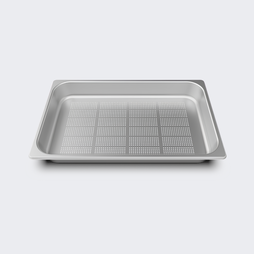 UNOX | Bandeja FORO.STEEL65 | Acero Inoxidable Perforada 65mm | GN 1/1 | TG830 | Nuevo
