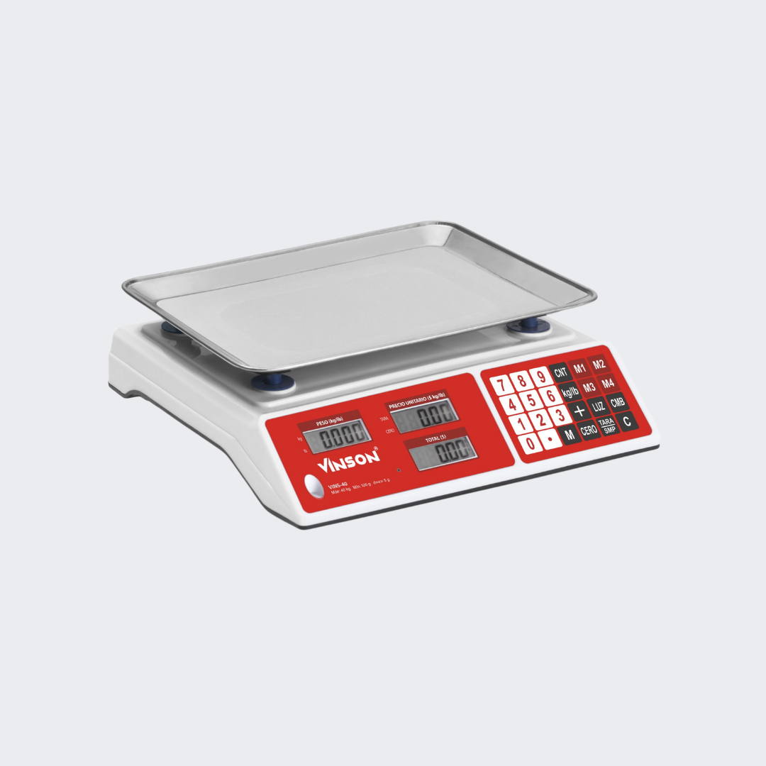 Vinson | Báscula de Cocina | 40 kg / 5 g | VINS-40 | Nuevo